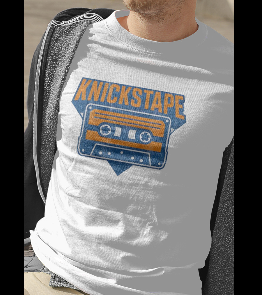 Knickstape Cassette New York Knicks Retro Fan Gear T-Shirt