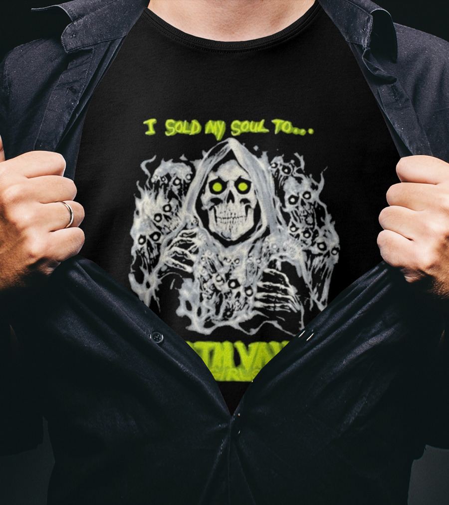 I Sold My Soul To Death Valley Girls Ghastly Apparition Theme T-Shirt