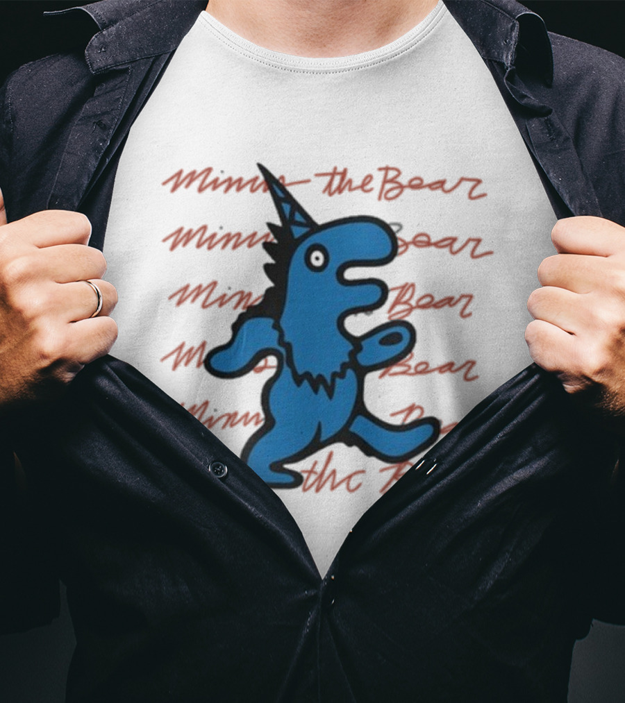 Minus The Bear X Grateful Dead Blue Dancing Bear 2025 Tour T-Shirt
