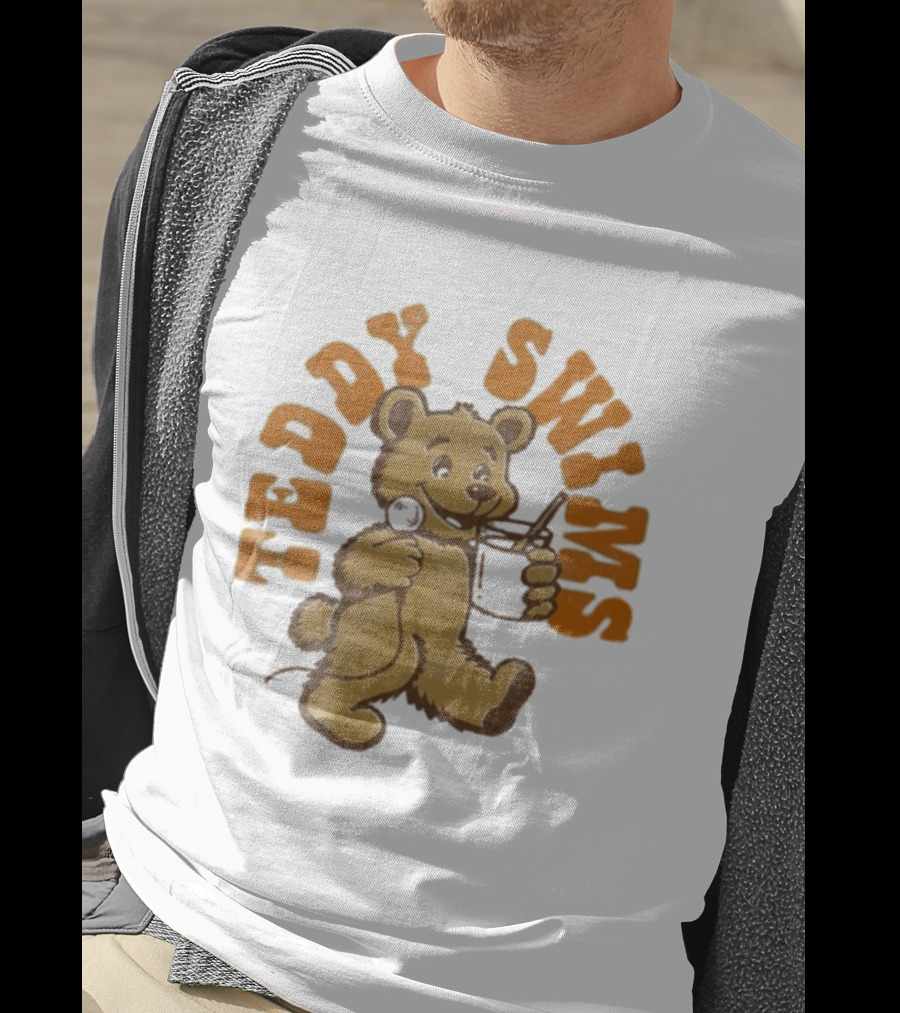 Teddy Swims Milk And Microphone Bear T-Shirt