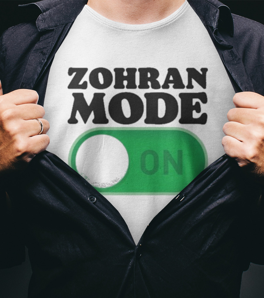 Zohran Mode On Switch Graphic T-Shirt