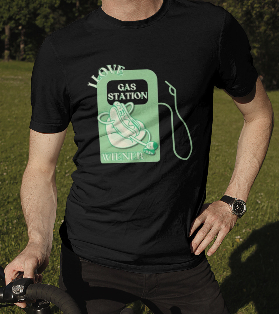 I Love Gas Station Wiener AlexNorimaki T-Shirt