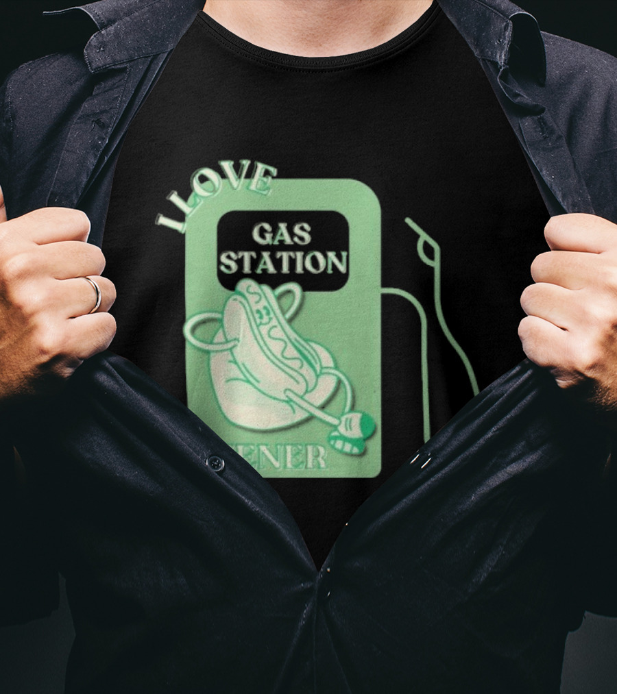 I Love Gas Station Wiener AlexNorimaki T-Shirt