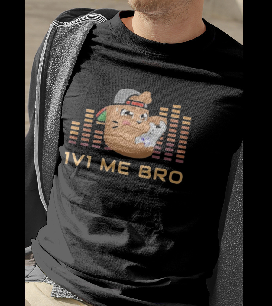 ``` Chambo 1V1 Me Bro Gaming Challenge With Angry Controller Snack ``` T-Shirt