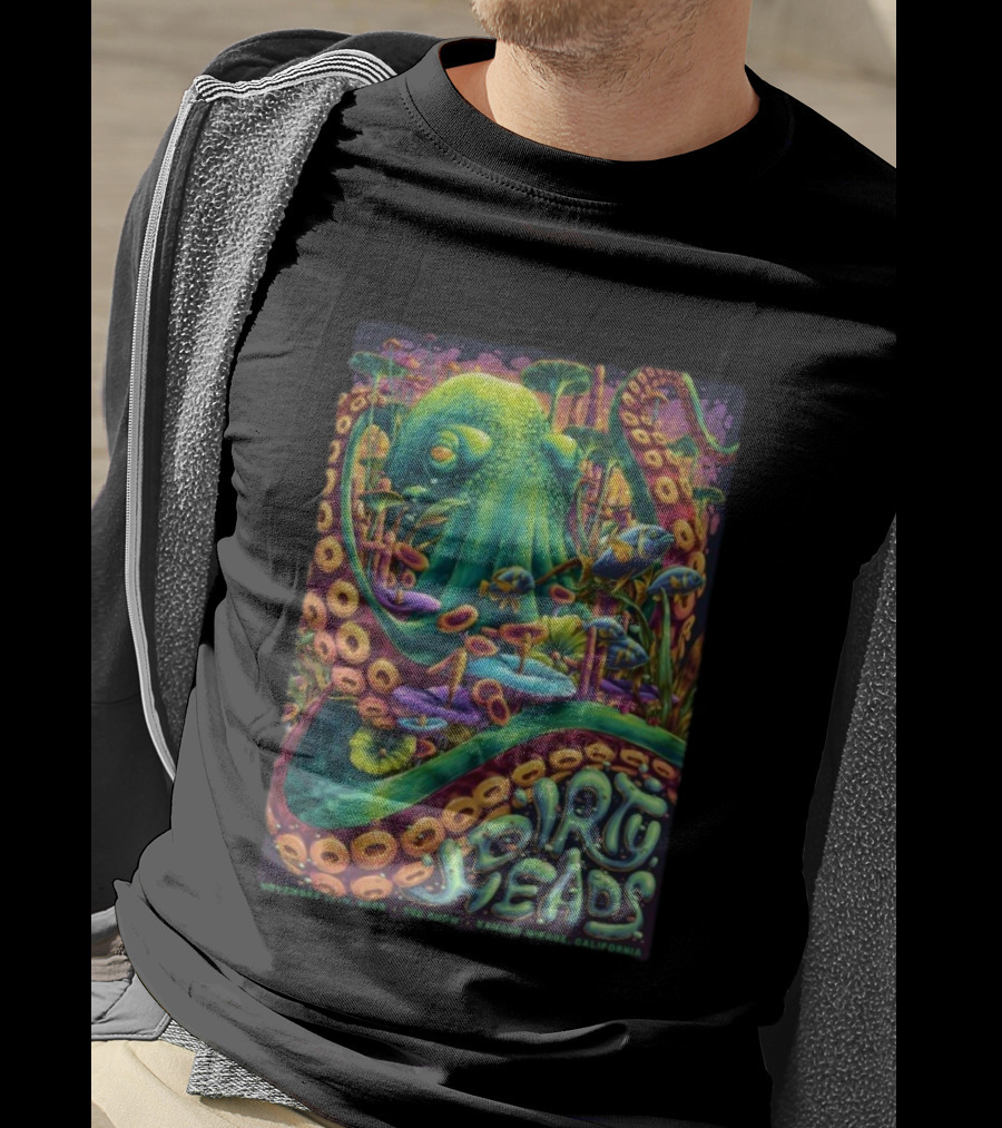 Dirty Heads November 15 2025 The Show Rancho Mirage California Octopus T-Shirt