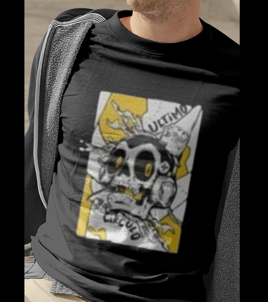 El Ultimo Circulo Legado Ghostcito Skull Headphones Explosion T-Shirt