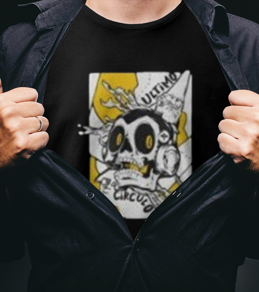 El Ultimo Circulo Legado Ghostcito Skull Headphones Explosion T-Shirt