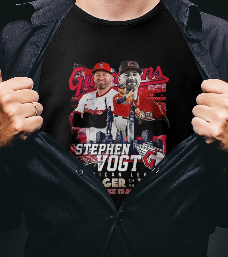 Guardians Stephen Vogt Back To Back American League Manager Of The Year 2024 2025 T-Shirt
