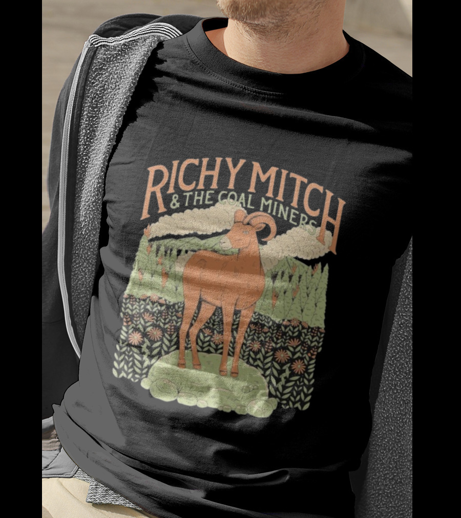 Richy Mitch And The Coal Miners Bighorn Goat Forest Scene T-Shirt