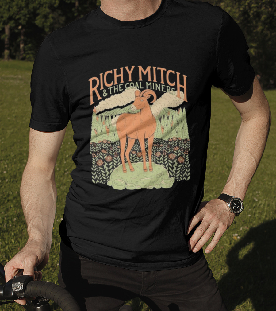 Richy Mitch And The Coal Miners Bighorn Goat Forest Scene T-Shirt