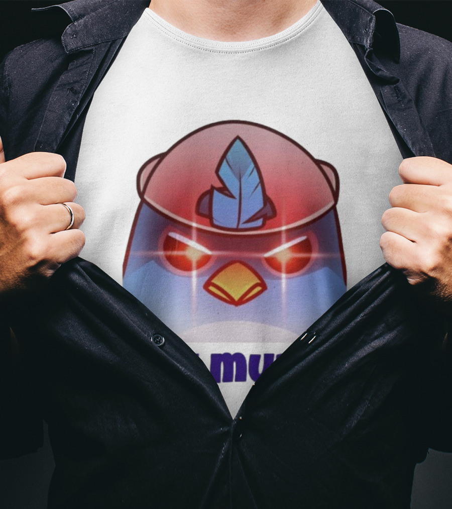 Bird650 You Mudda Angry Feathered Character T-Shirt