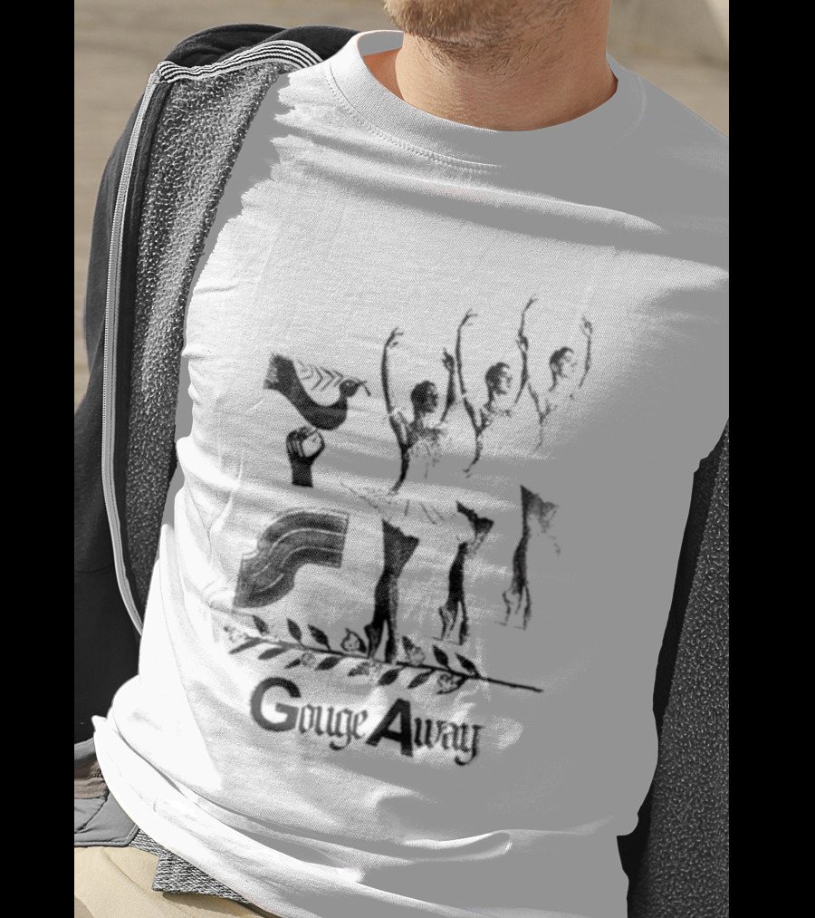 Gouge Away Dance Ballerinas Black Silhouette T-Shirt