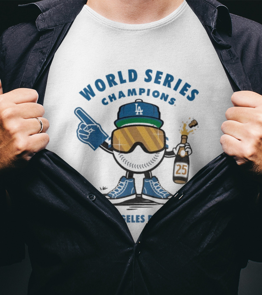 World Series Champions Los Angeles Dodgers 2025 Celebration Baseballism T-Shirt