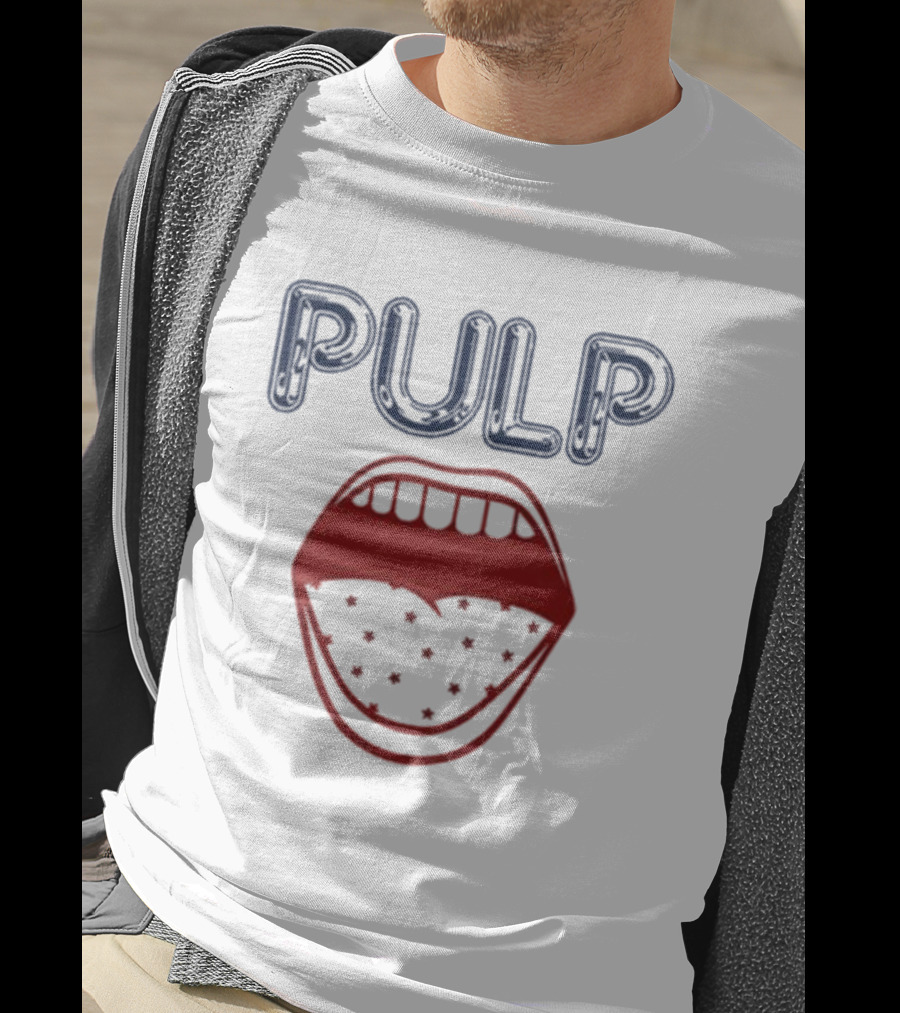 Pulp Us Tour Big Mouth Stars Logo T-Shirt