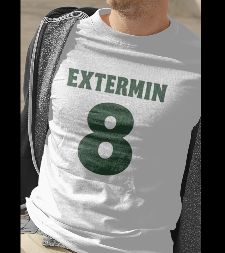 Extermin 8 Signs Of The Swarm Exterminators Text Don’t Call Bunning Noise T-Shirt