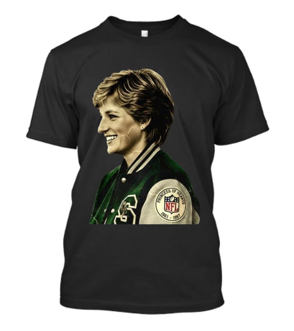 Diana Princess Of Hearts 1961-1997 NFL Philadelphia Eagles T-Shirt