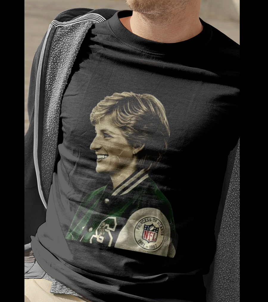 Diana Princess Of Hearts 1961-1997 NFL Philadelphia Eagles T-Shirt