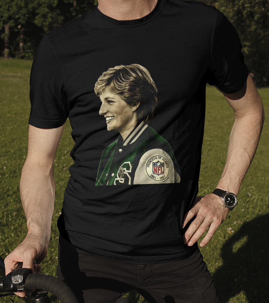 Diana Princess Of Hearts 1961-1997 NFL Philadelphia Eagles T-Shirt