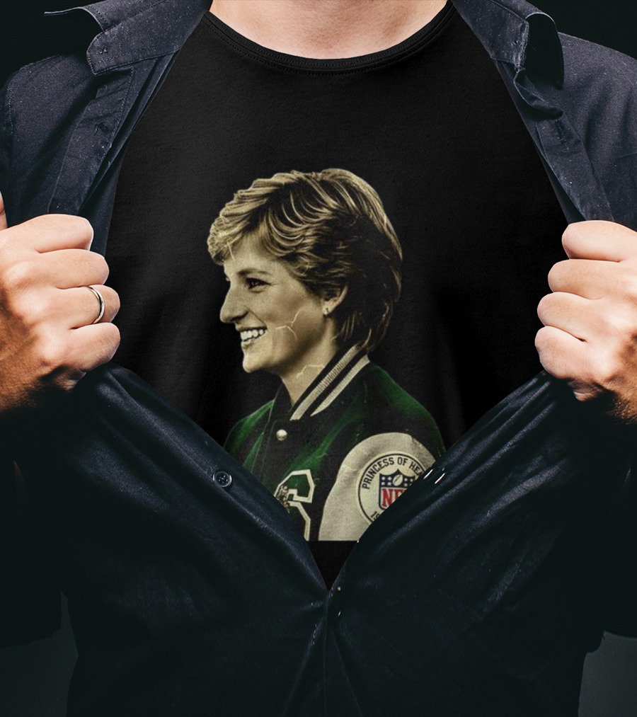 Diana Princess Of Hearts 1961-1997 NFL Philadelphia Eagles T-Shirt