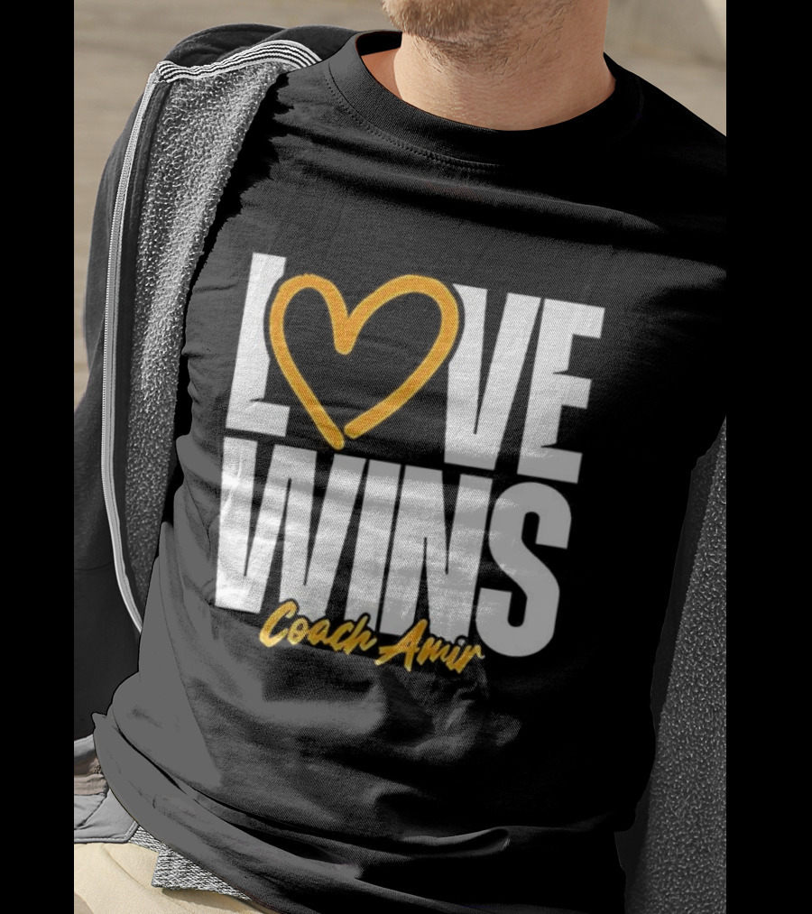 Kennesaw State Owls Love Wins Coach Amir Logo T-Shirt