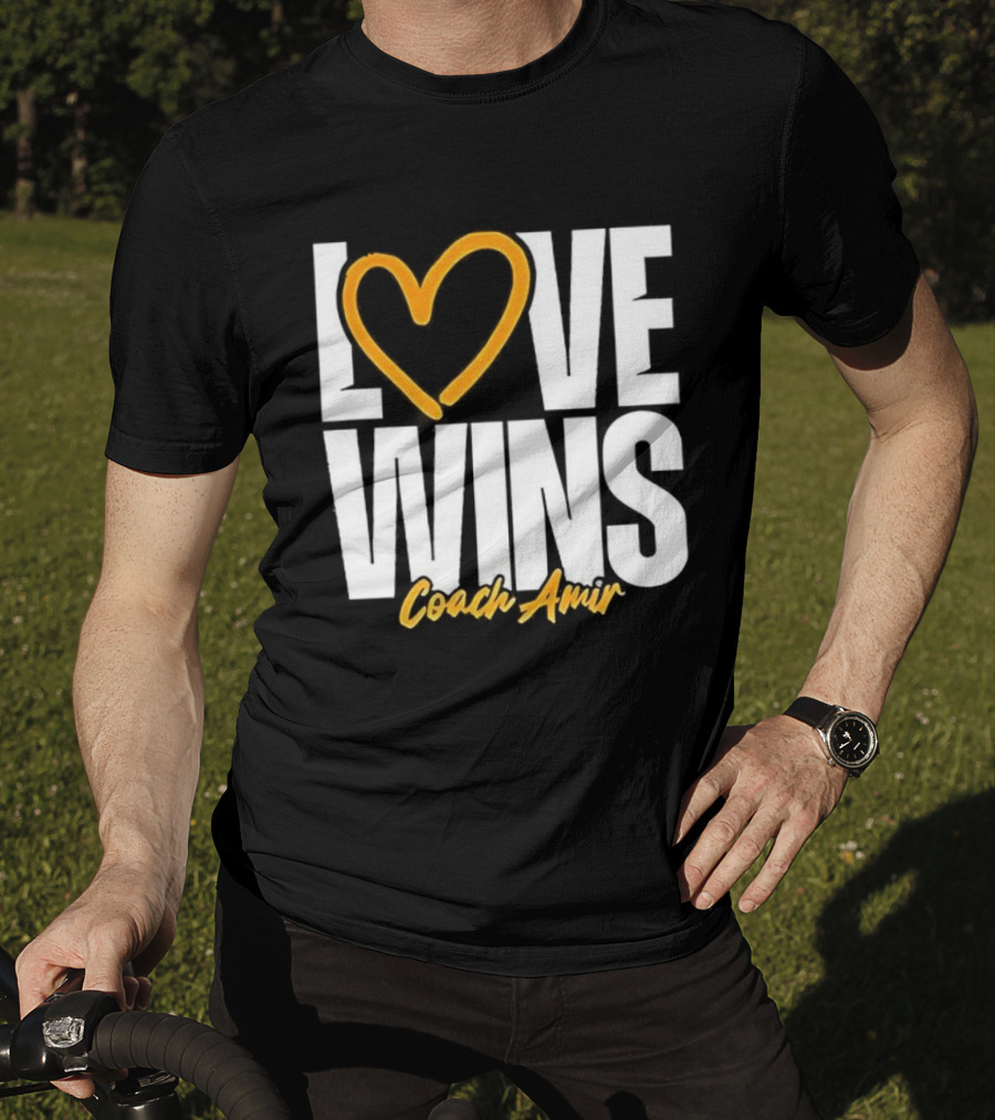 Kennesaw State Owls Love Wins Coach Amir Logo T-Shirt