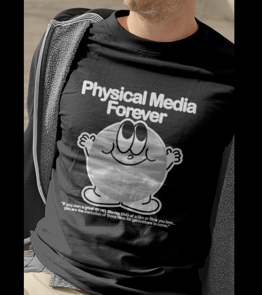 Physical Media Forever 4K HD Blu-ray DVD Guardians Of Collections T-Shirt