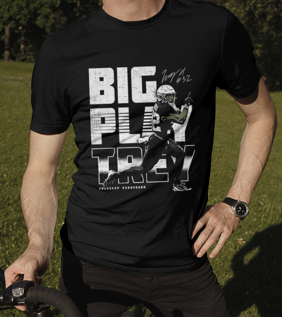 Big Play Trey TreVeyon Henderson Signature Retro Football T-Shirt