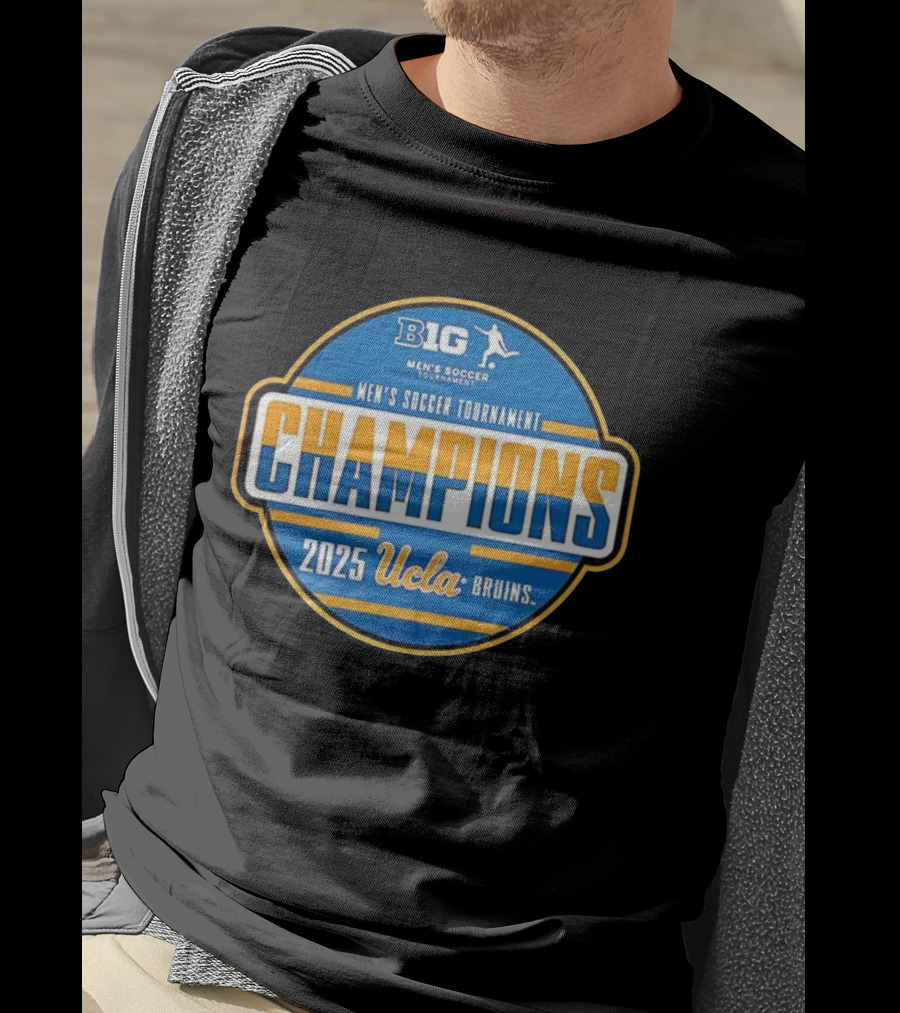 Big Ten Men's Soccer Tournament Champions 2025 UCLA Bruins T-Shirt