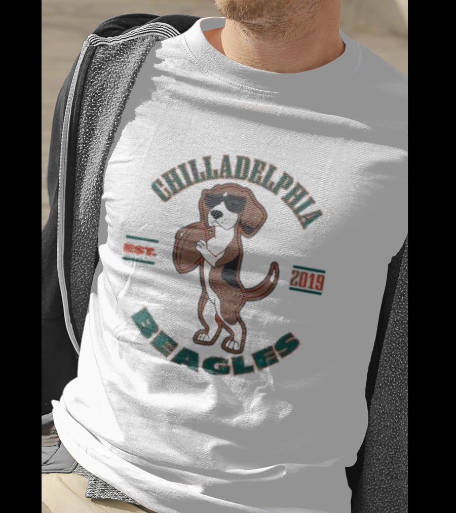 Chilladelphia Beagles Football Philly Eagles Est 2019 T-Shirt