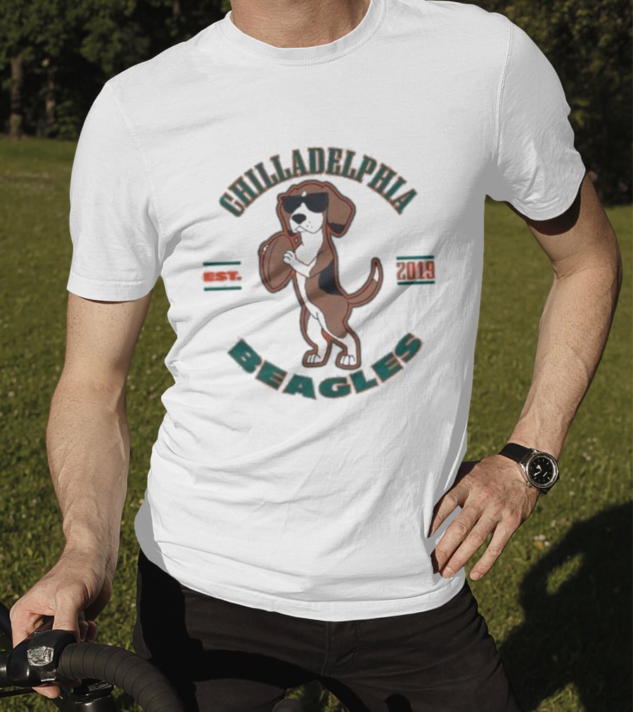 Chilladelphia Beagles Football Philly Eagles Est 2019 T-Shirt