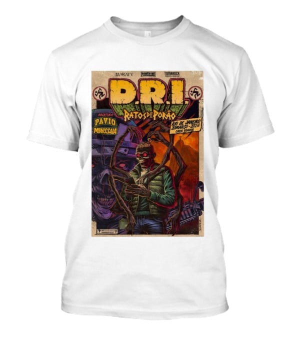 D.R.I Ratos De Porão Rio De Janeiro Zumbargo 2026 Circo Voador T-Shirt