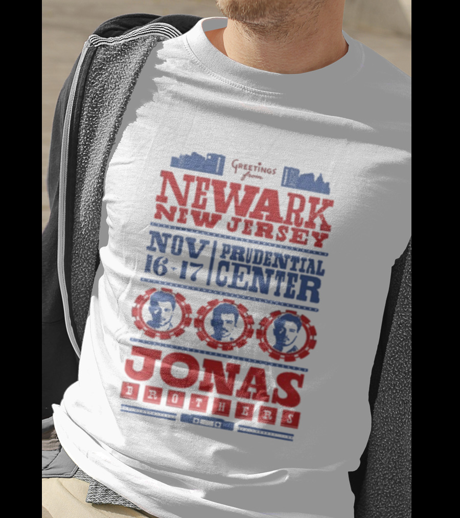 Jonas Brothers Newark Prudential Center Nov 16-17 2025 T-Shirt