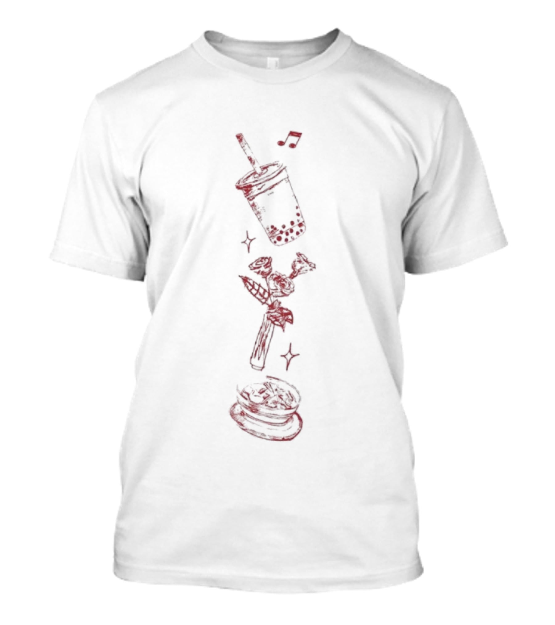 The Linda Lindas Boba Music Magic Flowers And Pancake T-Shirt