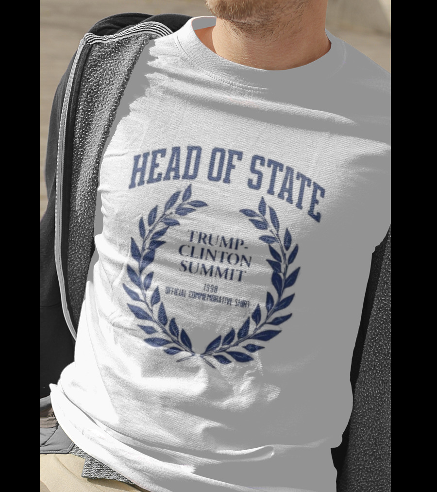 Head Of State Trump Clinton Summit 1998 Men's Health Tmpg Conference T-Shirt