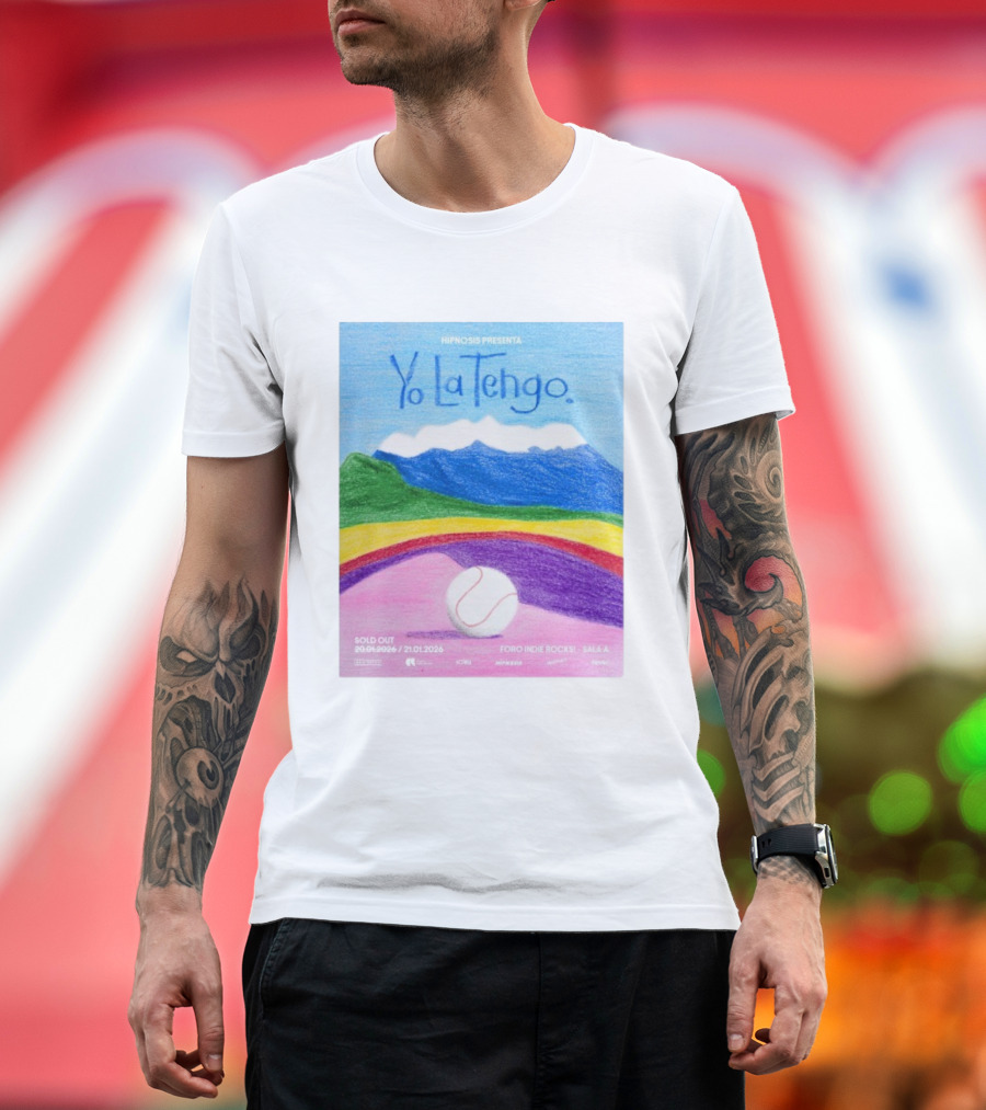 HIPNOSIS Presenta Yo La Tengo Foro Indie Rocks Mexico City Jan 2026 T-Shirt