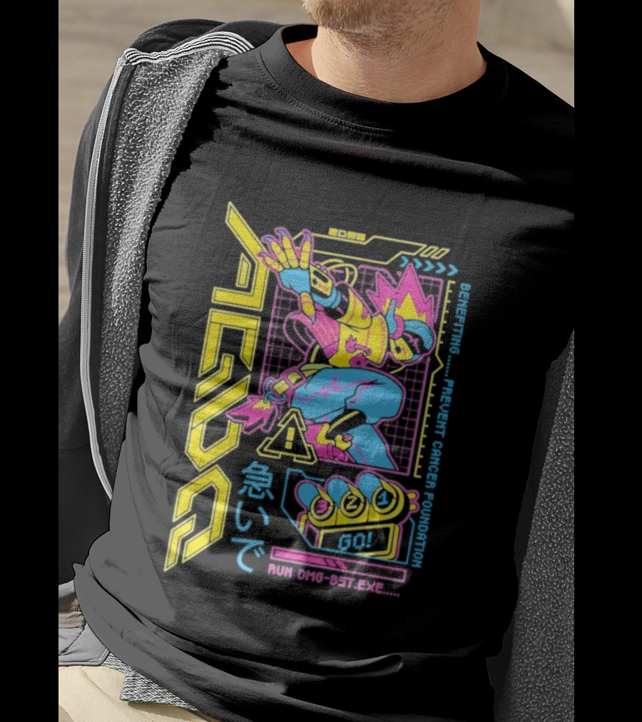 AGDQ 2026 Attendee Vibrant Robot Style Benefiting Prevent Cancer Foundation T-Shirt