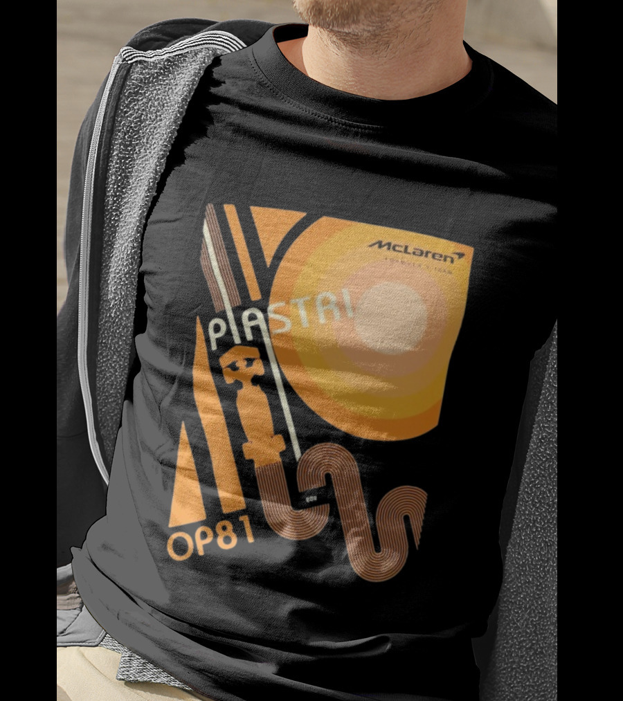 McLaren Formula 1 Team Piastri OP81 Retro Racing T-Shirt