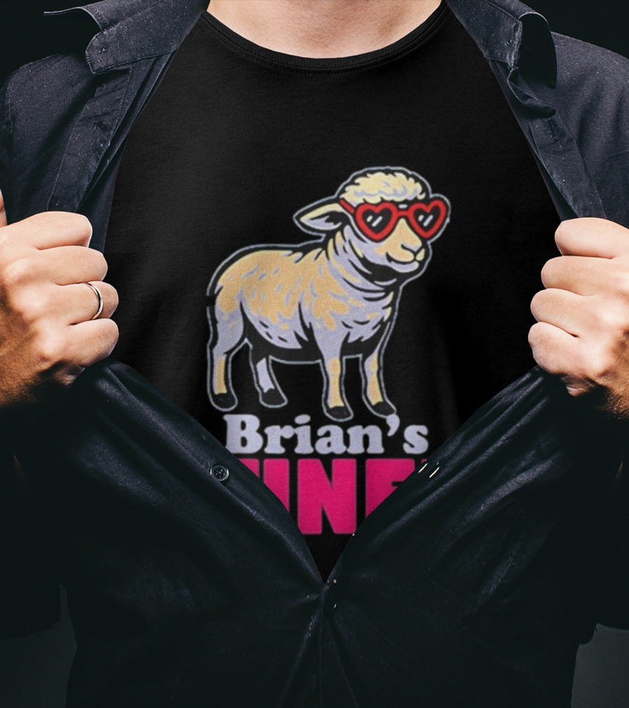 Mitchell Coombs Brian's Fine Lamb Heart Sunglasses T-Shirt