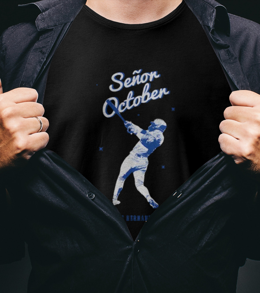 Kike Hernandez Los Angeles Baseball Champions Señor October T-Shirt