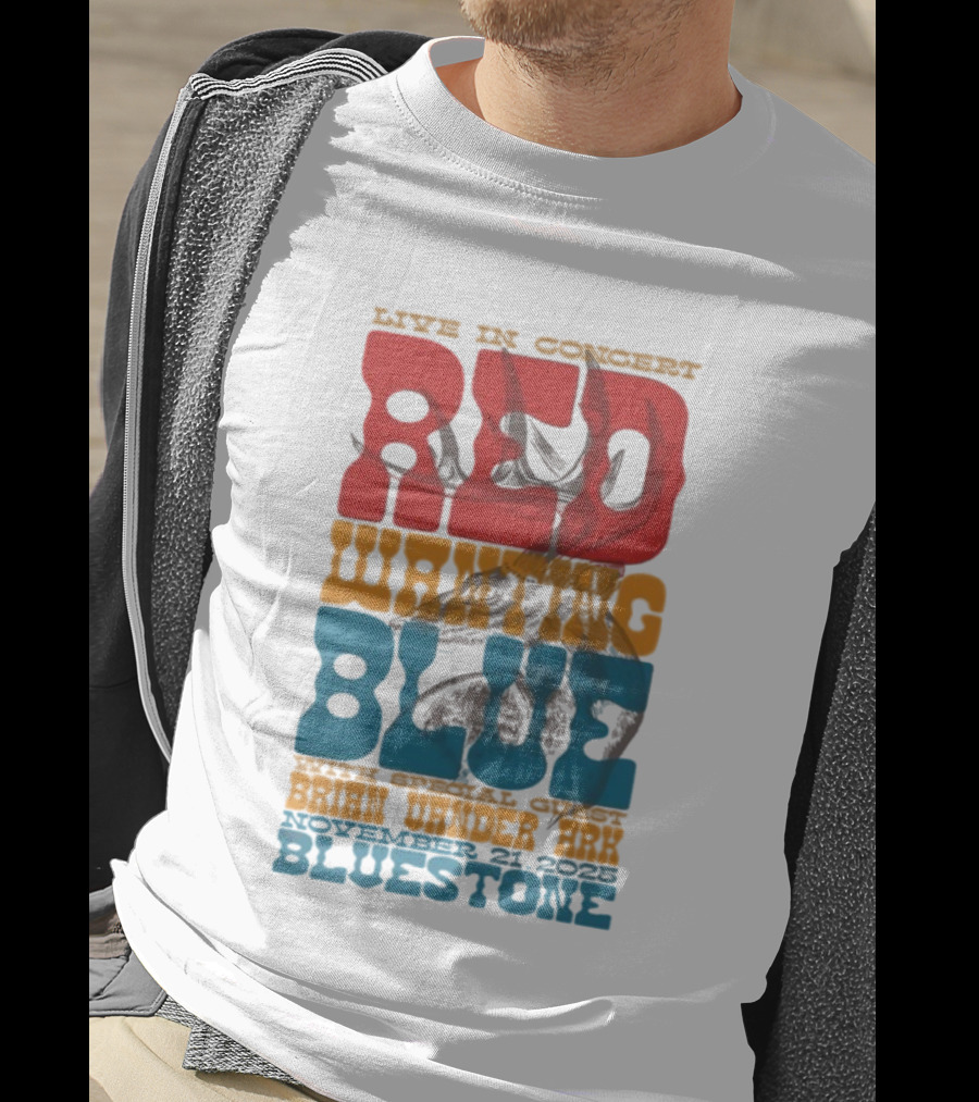 Live In Concert Red Wanting Blue Bluestone Columbus OH November 21 2025 Deer T-Shirt