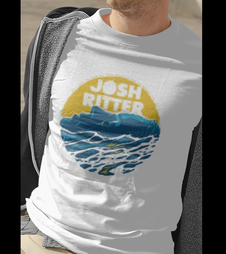 Josh Ritter Wild Ways Face Ocean Sunrise T-Shirt