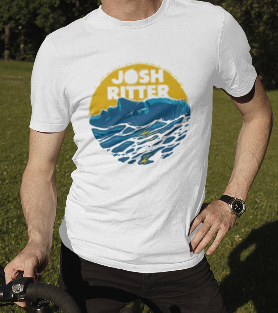 Josh Ritter Wild Ways Face Ocean Sunrise T-Shirt