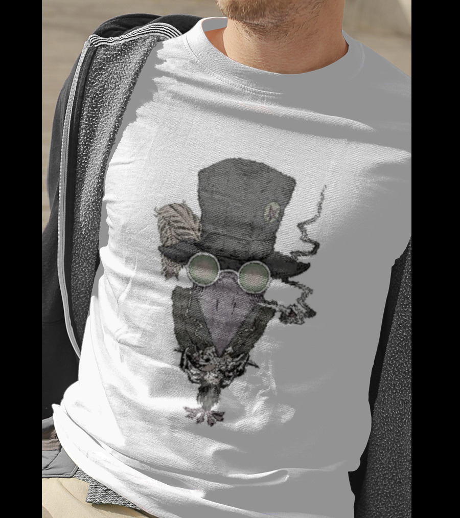 The Black Crowes Smoking Crow Vintage Aesthetic T-Shirt