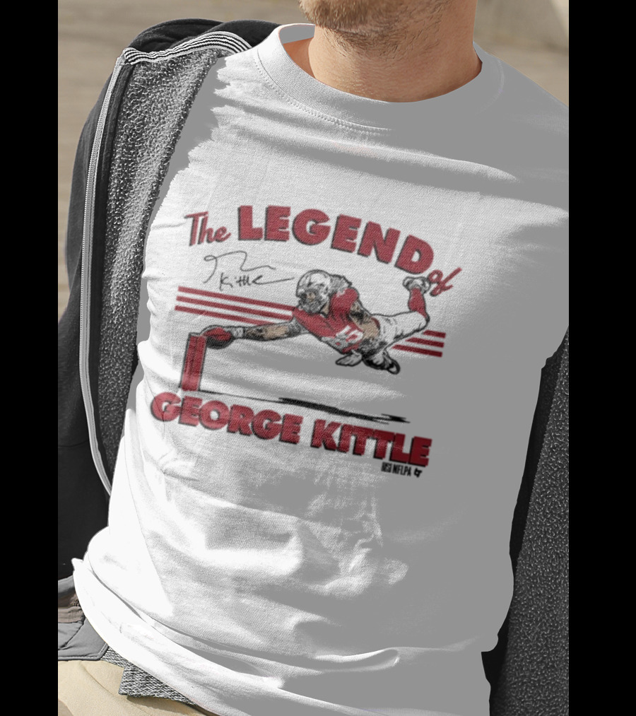 The Legend Of George Kittle Football Dive T-Shirt