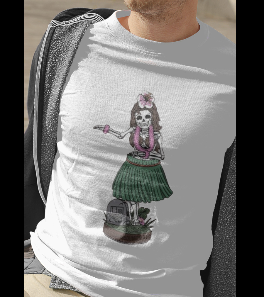 The Neighbourhood UltraSOUND Hula Skeleton Girl T-Shirt