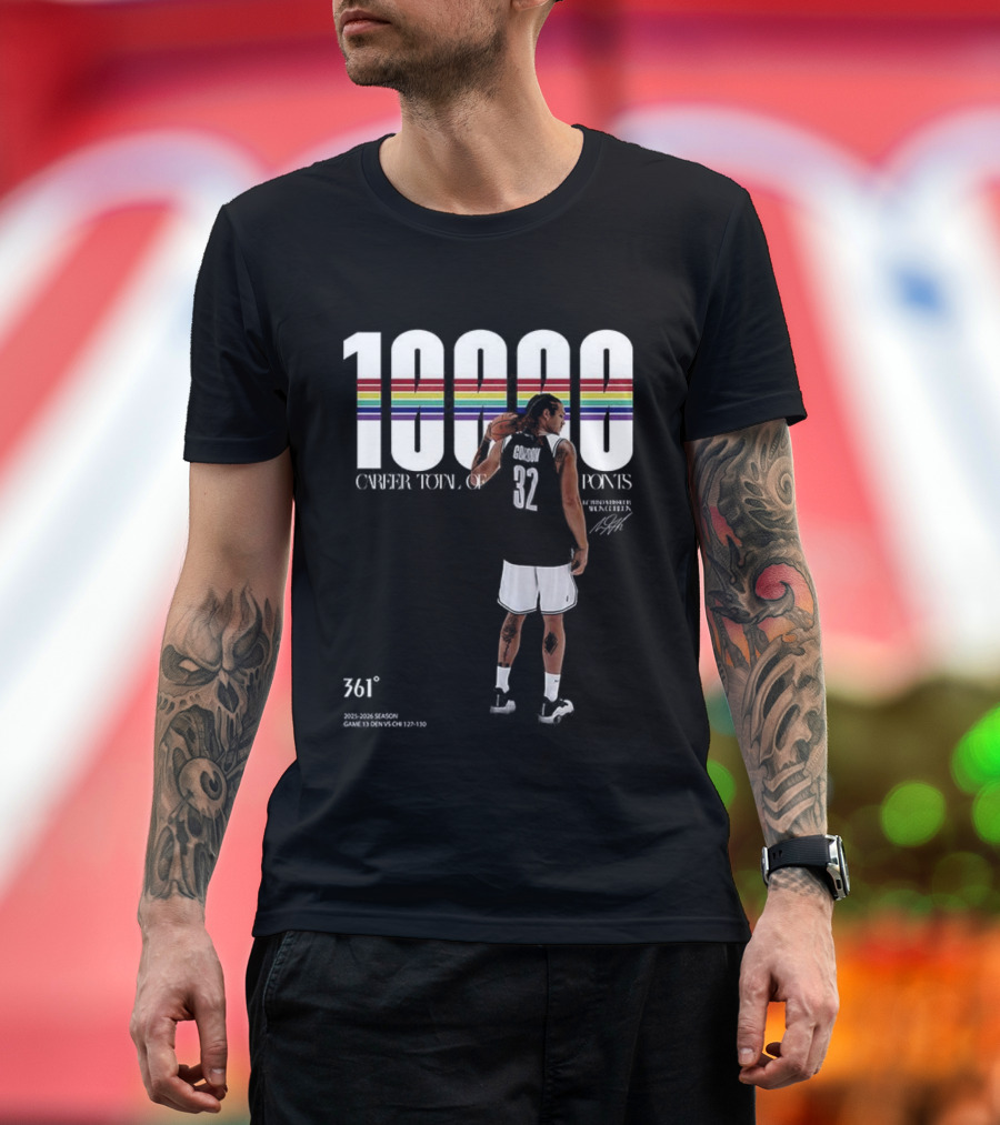 Aaron Gordon 10,000 Career Points 761 Signature T-Shirt