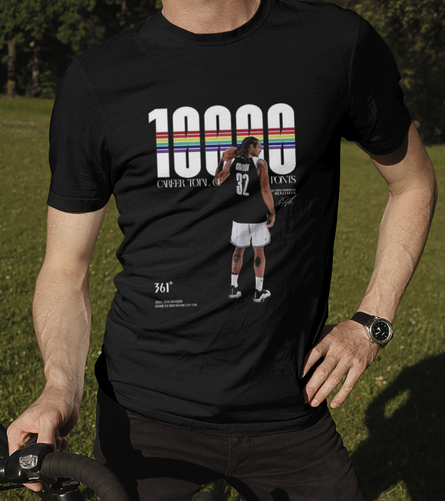 Aaron Gordon 10,000 Career Points 761 Signature T-Shirt