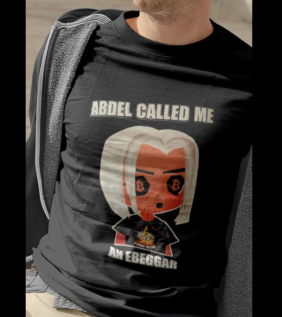 Abdel Called Me An Ebeggar Bitcoin Anime Character T-Shirt