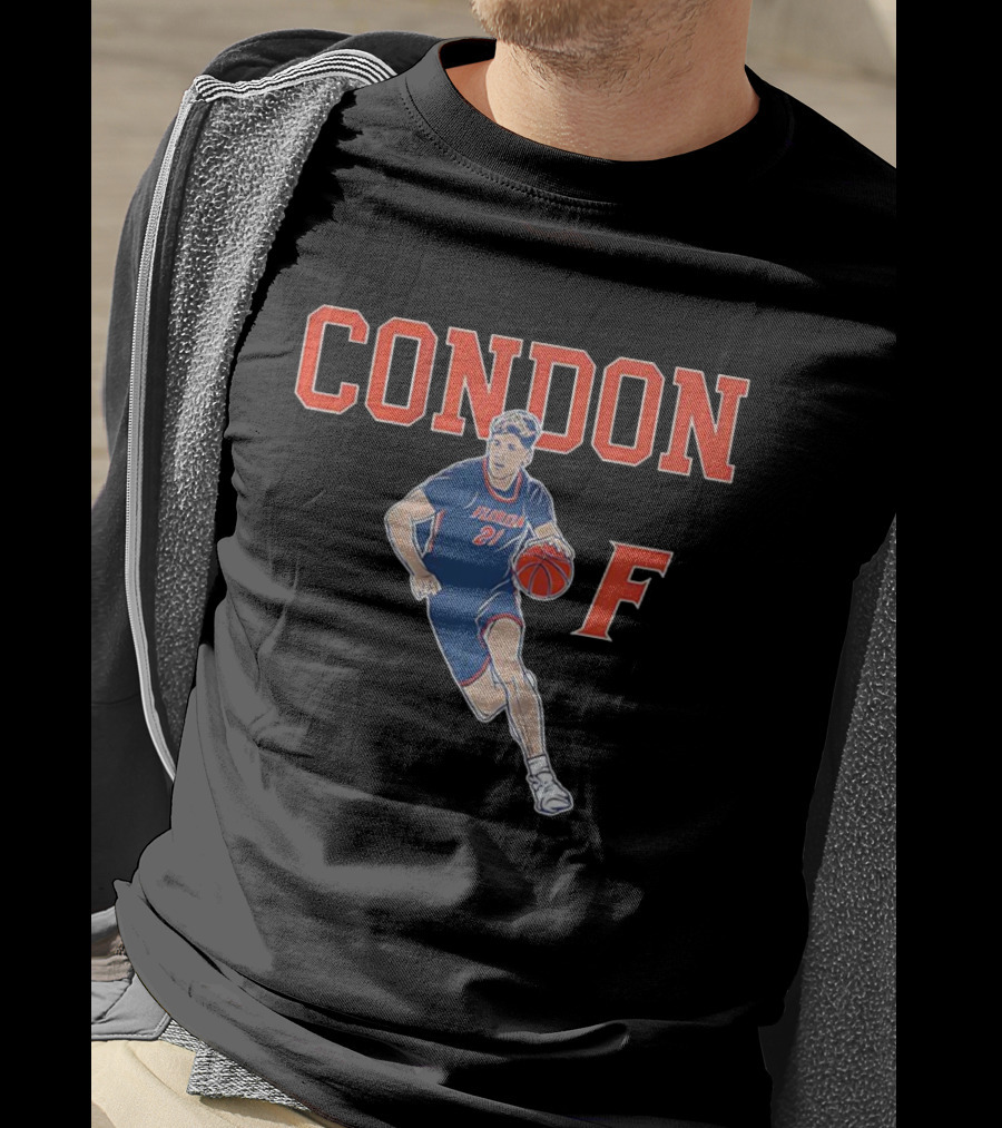 CONDON Florida Gators Basketball 21 F Player Pose T-Shirt