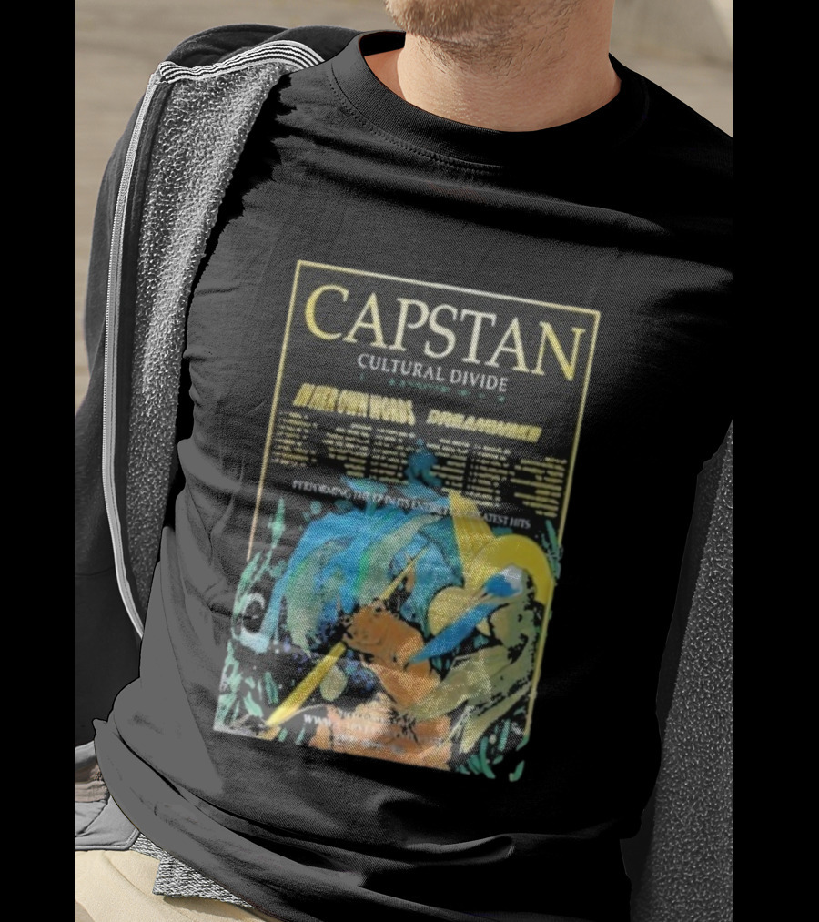 Capstan Cultural Divide Anniversary Tour 2026 In Her Own Words Dreamwake T-Shirt
